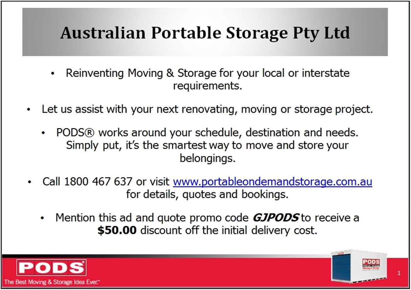 Aust Portable Storage (pods)